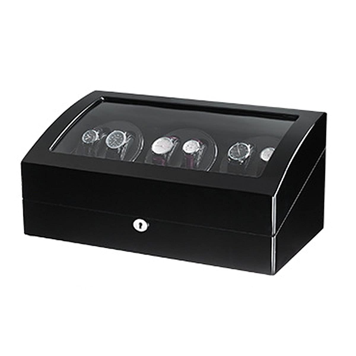 Caja para 13 relojes automáticos que evita paradas con almohadillas ajustables e iluminación 6