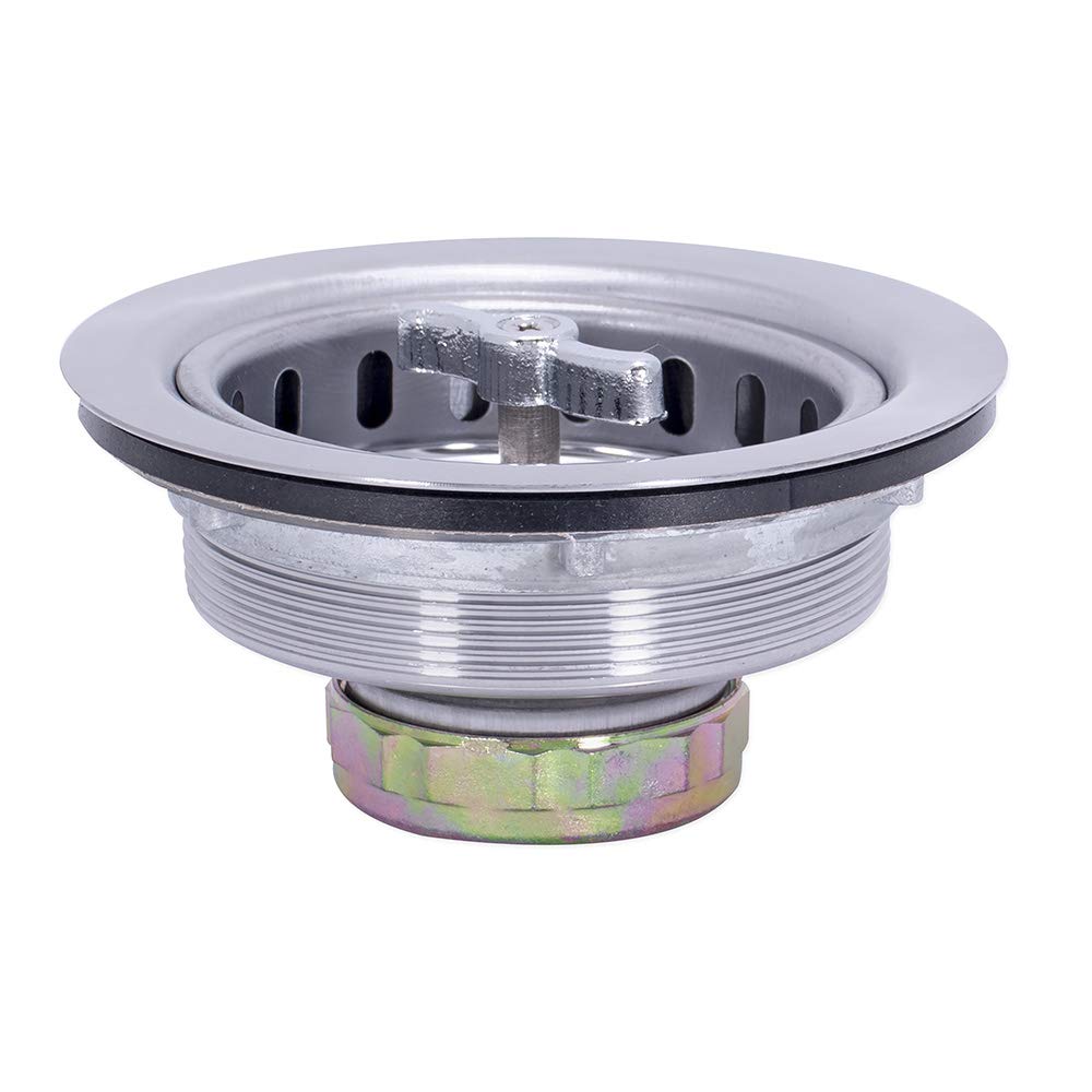 EZ-Flo 30009 Spin and Seal Stainless Steal Kitchen Sink Strainer kit, Stainless Steel, 2.9 x 4.4 x 4.6, 2.9 x 4.4 x 4.6" - Image 3