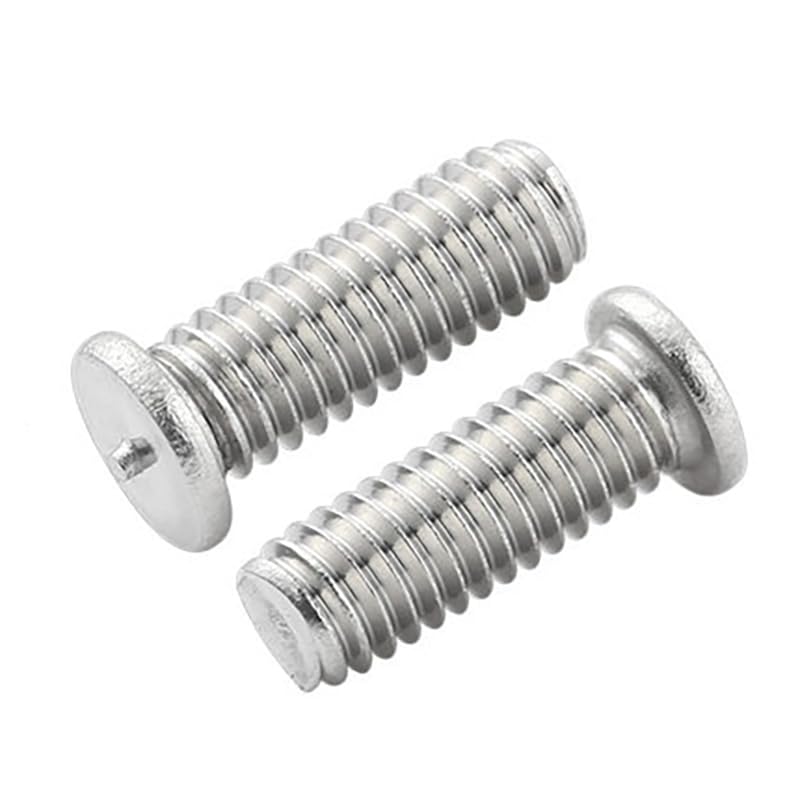M10 Spot welding screws Extension bolts 304 Stainless steel super long weld screw Threaded nails - (Size: M10x50mm 2pcs)