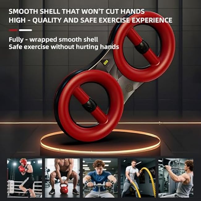 Rotator Machine Forearm Exerciser Strengthener Strength Training Unisex Digital Display Adjustable Resistance Non Slip Rubber Coating Home/Gym Workouts Equipment