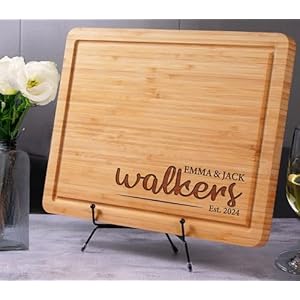 Personalized Cutting Board, Womens Christmas Gift, Anniversary Gifts, Wedding, Housewarming and Engagement Gift, Customized Newlywed & New Home Present, Custom Gift for Parent, Men Personalized Cutting Board Womens Christmas Gift Anniversary Gifts Wedding Housewarming and Engagement Gift Customized Newlywed New Home Present Custom Gift for Parent Men