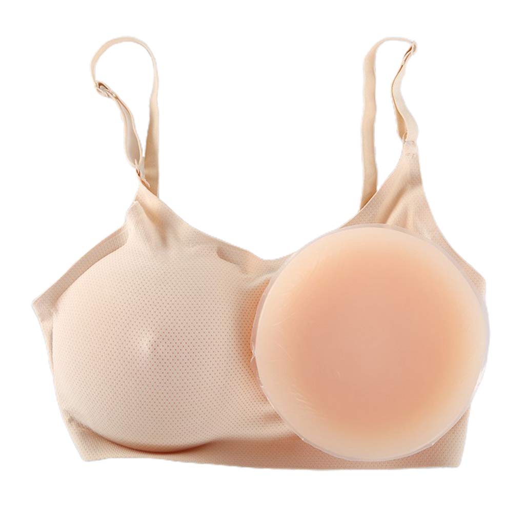 Pocket Bra Crop Top Silicone Fake s for Mastectomy Tank Top XS-XL L-image-33