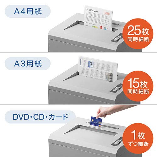 サンワダイレクト シュレッダー 400-PSD051 の商品画像 2