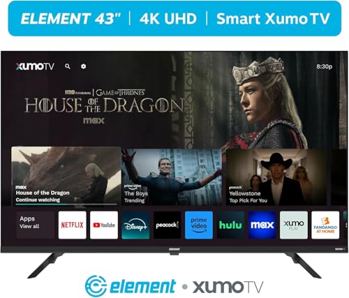43" Frameless 4K UHD HDR XUMO TV by Element (Renewed) - Image 3