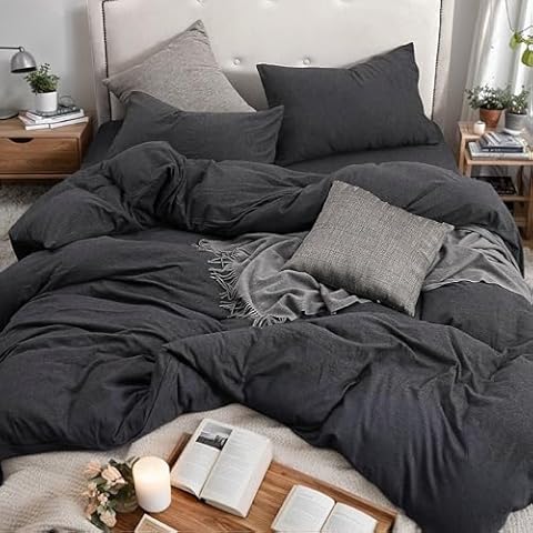PURE ERA Jersey Knit Duvet Cover Set Cover