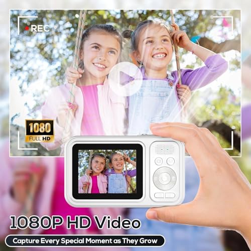 Image of Digital Camera for Kids, 48MP FHD 1080P Point and Shoot Digital Cameras with 16X Zoom Anti-Shake