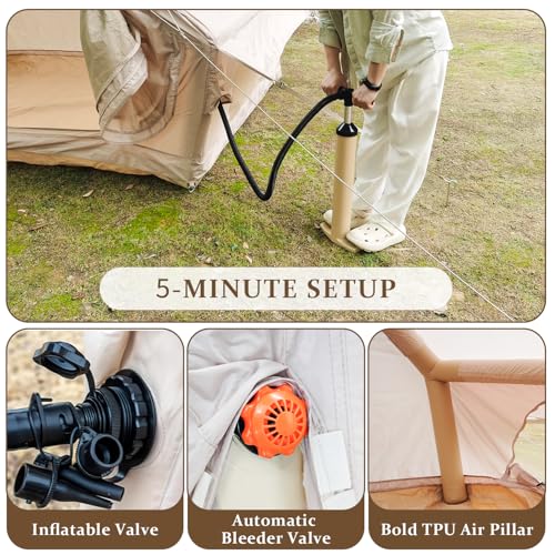 Carpa Inflable para Camping para 4-6 Personas miniatura 4