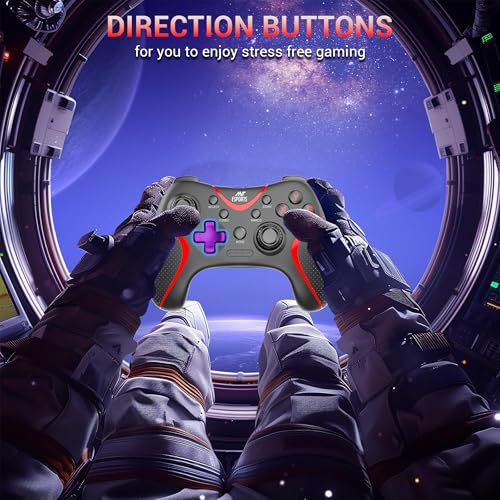 Ant Esports GPL300 PC Controller Wireless, PS3 Controller PC Gamepad with Dual Vibration, 2.4G Wireless Gaming Controller for PC Windows 11 10 8 7,... - Image 6