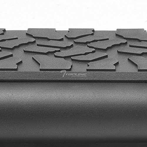 Estribos laterales aluminio HS Power negro mate 5 pulg miniatura 5