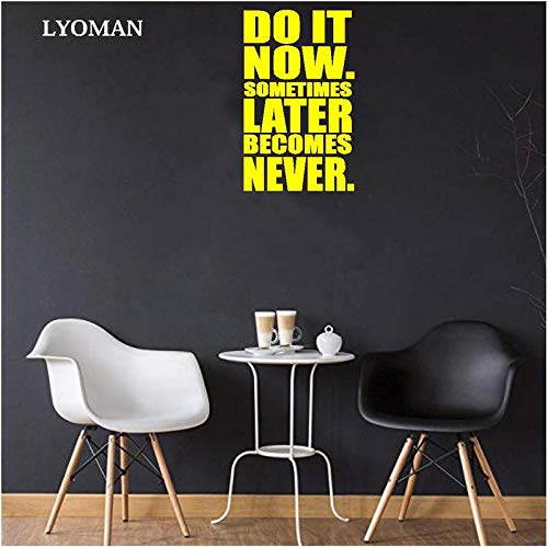 LYOMAN® Motivational Quote Wall Sticker for Gym Fitness/Office/Self Adhesive Vinyl Wall Decal/Do It Yourself Home Décor (Color:-Yellow. Size:- 59X36 CM.) (B083F337FP) Amazon Price History, Amazon Price Tracker