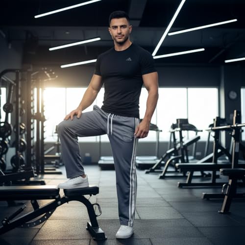 Image of Track Pant for Men || Stylish Look || Loose Fit Modern, Stylish, Comfortable & Stretchable Athletic Joggers for Casual & Gym Wear (TP22)