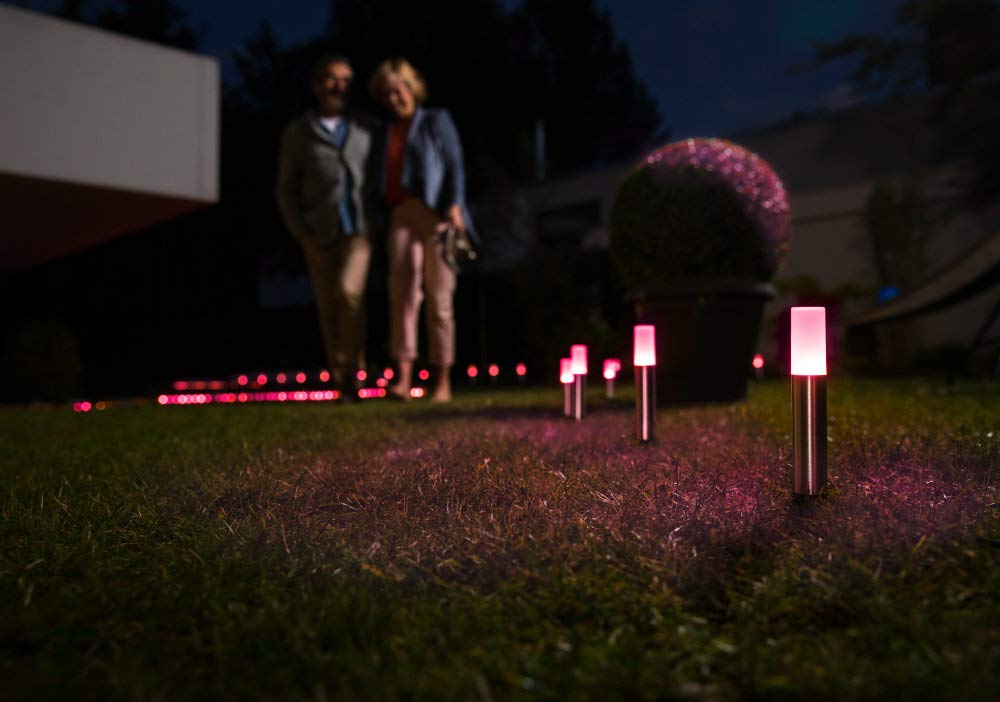 LEDVANCE Oprawa oświetleniowa ogrodowa typu smart LED: for uziemienie, SMART+ GARDEN POLE / 1,90 W, 220…240 V, RGBW, 3000 K, materiał: stainless steel, IP65