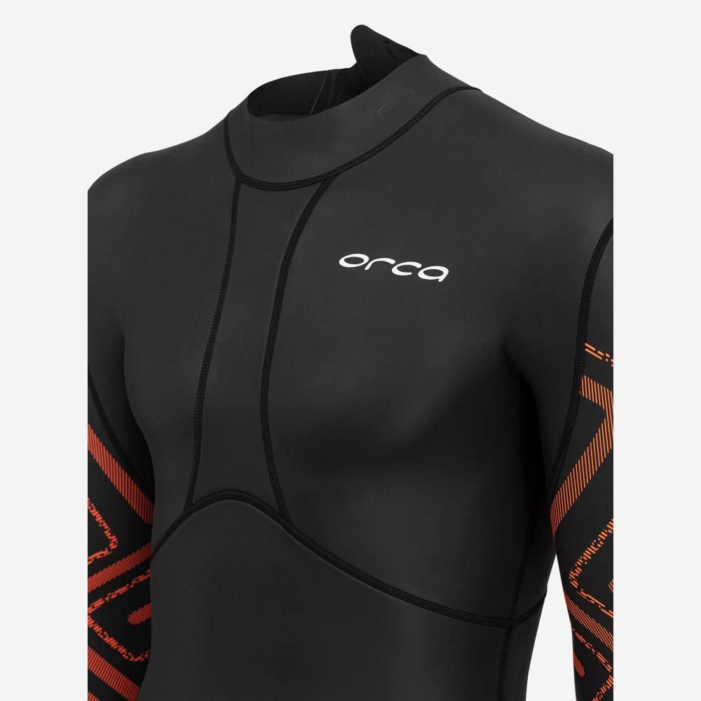 Orca Mens Vitalis Breast Stroke Open Water Swim Back Zip Wetsuit NN2B0501 - Black -