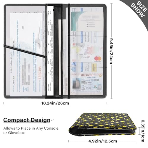 Organizador de Documentos para Carro Cuero miniatura 3