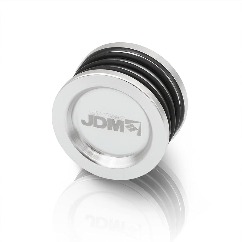 Tampa de vedação do comando de válvulas JDM Sport em alumínio anodizado para motores B/D/H/F – Silver