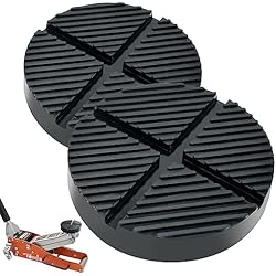 TONDA Floor Jack Rubber Pad, Universal Jack Puck Adapter, Pinch Weld Side Frame Rail Protector, 2 Pack
