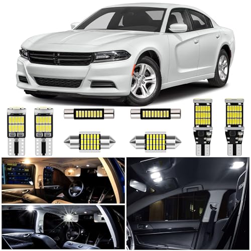 Kit Luces LED Interiores Dodge Charger 6000K miniatura 1