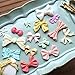 Yunko 8 Mini Bows Silicone Mould Fondant Sugar Bow Craft Molds DIY Cake Decorating