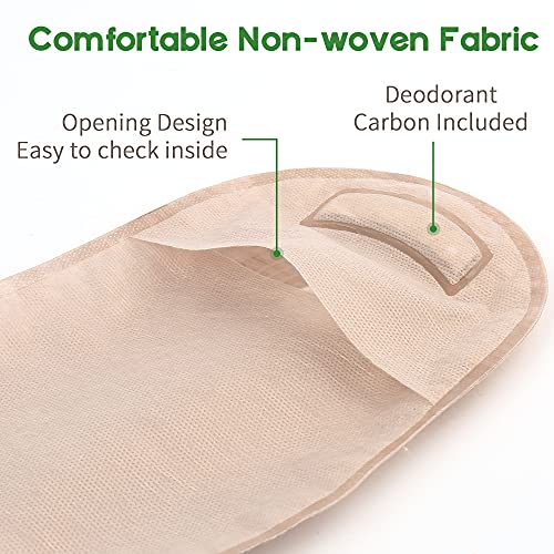 Lotfancy Ileostomy Supplies, 10 Pcs Colostomy Bags, Two-Piece Colonoscopy Bags With Hook And Loop Closure For Stoma Care (No Skin Barriers) #TOP2