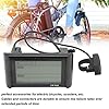 Natudeco Electric Bike Bicycle LCD Display SW900 LCD Display Meter with Waterproof Connector Universal Voltage Compatibility for E-Bikes Scooters #4