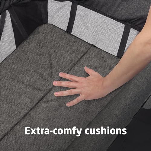 Maxi-Cosi Swift Baby Playard with Mat, Baby Playpen, Play Yard with Bassinet, Portable Playpen for Babies and Toddlers, Classic Graphite - image 4