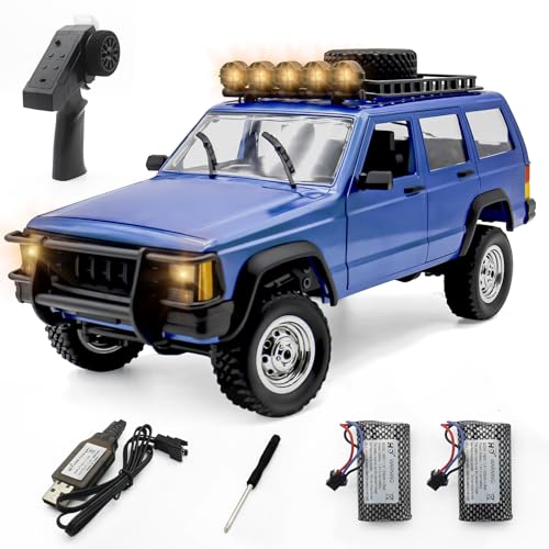 fisca RC Crawler 1:12 RC Truck 2.4GHz 4WD RC Modellauto, All Terrain Hobby...