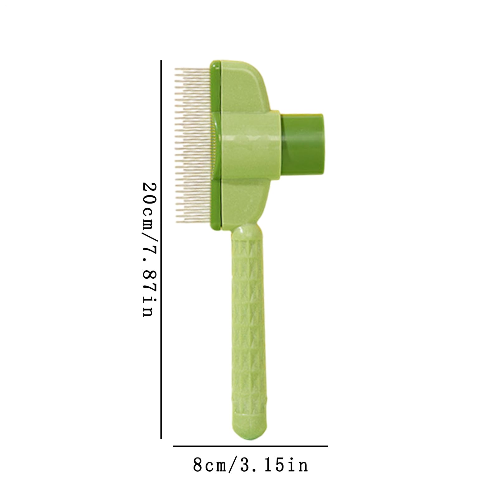 Katzenpflegebürste Entfilzungskamm, Ergonomischer Griff, Click-Slicker | Haustierbürste Fellpflege, Unterfell-Entwirrung, Reinigung, für Kätzchen, Hunde, Haustiere, Baden