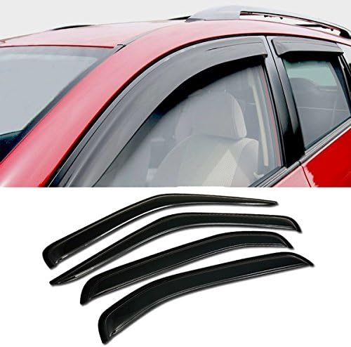 for 00-04 Nissan Xterra - Sun/Rain Guard Smoke Vent Shade Deflector Window Visors