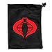 Renegade Game Studios G.I. Joe Roleplaying Game: Cobra Dice Bag - RPG Accessory, Dice Holder, Drawstring Closure