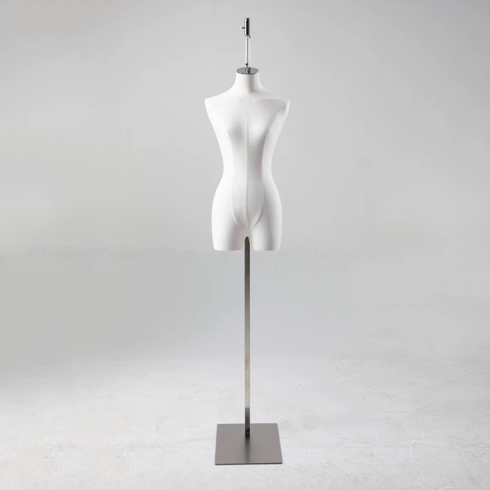 Female Mannequin Torso with Stand,Adjustable Height Mannequin, for Clothing Display, Retail Boutique, Sewing & Photography