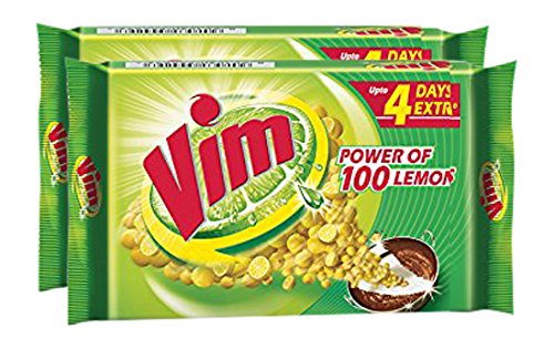Easy Day Combo - Vim Utensil Cleaners Power of 100 Lemons, 200g (Pack of 2) Promo Pack