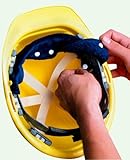 TERRY TOPPERS SNAP-ON HARD HAT SWEATBAND - NAVY - PACK OF 20