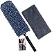 Multi-Functional Car Dash Duster - Free Microfiber Towel - Lint Free - Unbreakable Comfort Handle - Interior & Exterior Use - Car Cleaning Products Accessories