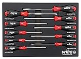 Wiha 30280 | 10 Piece SoftFinish Cushion Grip Screwdriver Tray Set