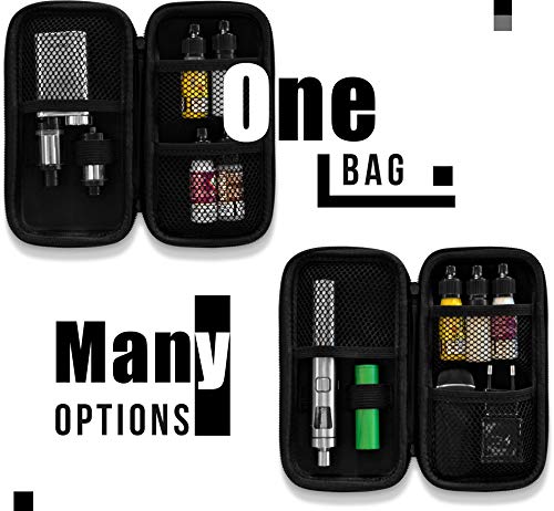 VapeHero® E-Sigaret Tas | Vape Hoesje Etui voor Vloeistof en Accessoires voor Onderweg (Eva-black) - Afbeelding 6
