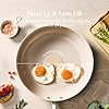Redchef Nonstick Frying Pans Set, Ceramic Pan Skillet, Non Toxic Pans for Cooking, 8" 9.5" 11" Ceramic Frying Pan Set PFAS & PTFE & PFOA Free with Stay Cool Handle, Dishwasher & Oven Safe, Beige White #1