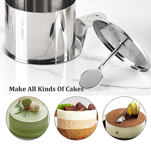 Molde de queso y postres de 3 pulgadas para cenas elegantes y repostería casera 3