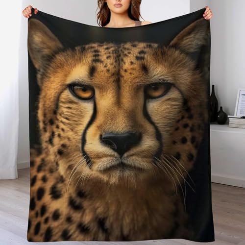 Couverture léopard pour cocooning sur le canapé ou lit de chambre - 2