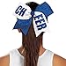 Chassé Girls' Cheer Performance Hair Bow Glitter Black/White