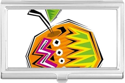 Yellow Food Mexicon Culture Element Illustration Business Card Holder Case Pocket Box Wallet
