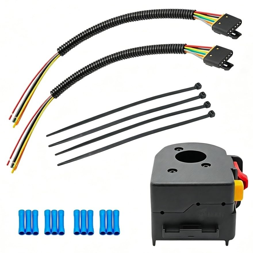 Kit de Interruptor de Manillar Izquierdo y arnés de coleta for PL Outlaw 450 500 525 2877771 2877772 2877773 4011442 4011387 4010594 4010655
