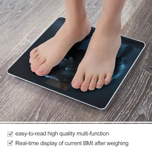 Báscula digital de baño VstaDank con pantalla LCD y vidrio templado miniatura 5