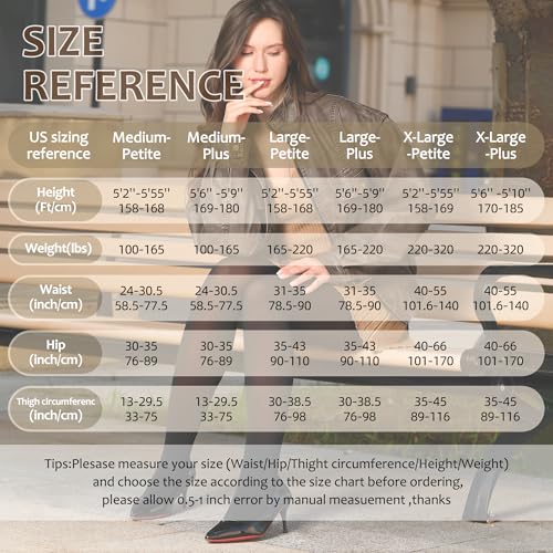 Image of Fleece Lined Tights Sheer Women,Fake Translucent Warm Pantyhose Leggings Sheer Thermal Tights for Women in Winter.