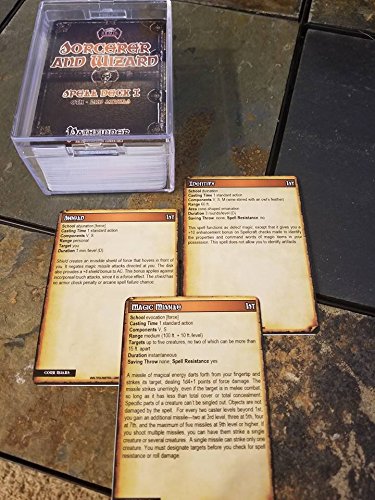 Total Party Kill Games Sorcerer/Wizard Spell Card Deck II [Pathfinder]