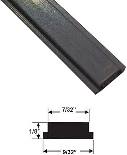 Miniatura 2 de Gordon Glass Inserto de tira magnética flexible para puertas de ducha de vidrio basculantes sin marco y sin marco, 732 pulgadas de ancho, 75