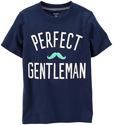 T-shirt pour bébé garçon bleu avec tissu souple et col rond