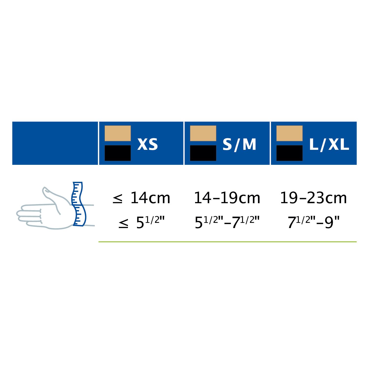 Actimove Manus Forte, S/M, 14-19 cm, anthrazit | Packung (1 Orthesen)
