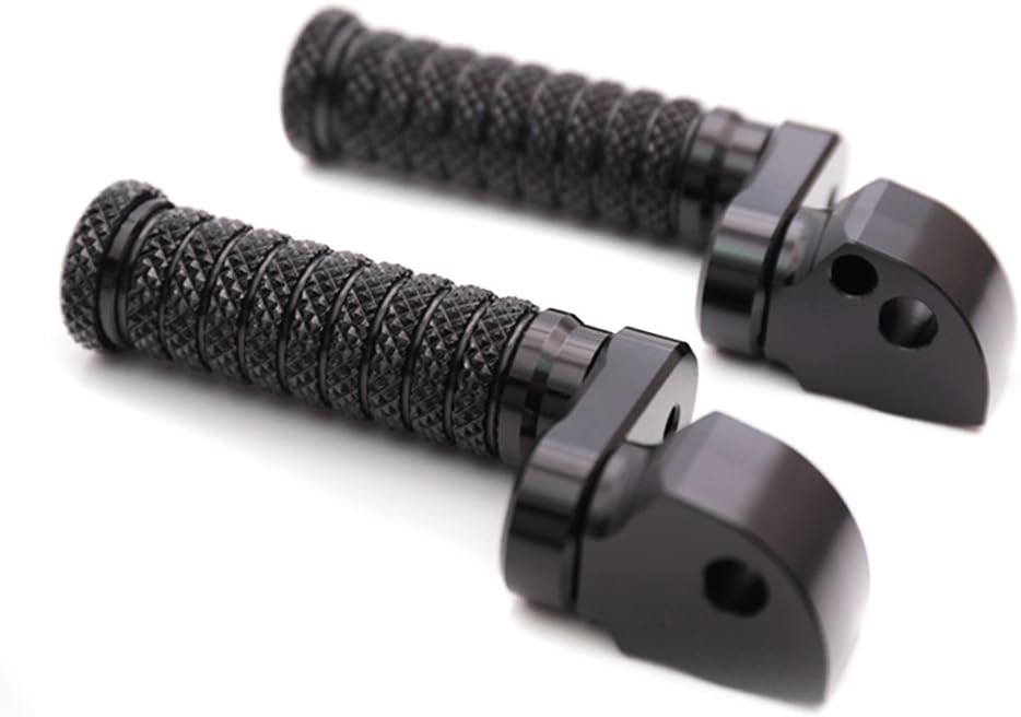 MC MOTOPARTS POLE Black CNC 40 mm Extension Rear Passenger Foot Pegs Compatible with X1 Lightning All Year