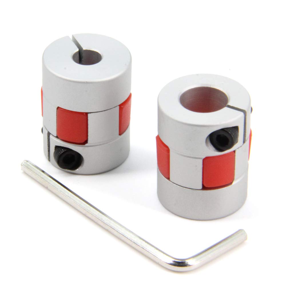 Flexible Shaft Couplings - 8mm Plum Connectors for CNC & 3D Printers -9
