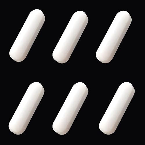 Miniatura 8 de LABALPHA 6 unids PTFE agitador magnético mezclador agitador bar, barra de agitación magnética 1.575 in/1.57 pulgadas